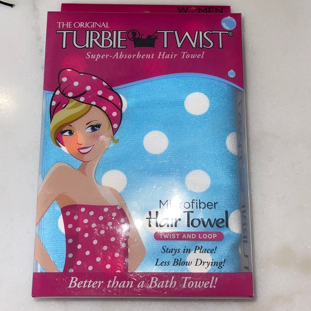 Turbie Twist Super absorbent Microfiber Hair Towel
